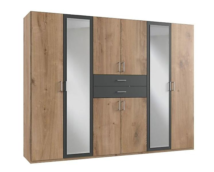 Wimex Kleiderschrank "Diver Drehtürenschrank mit Spiegel, 180, 225 o. 270cm günstig online kaufen