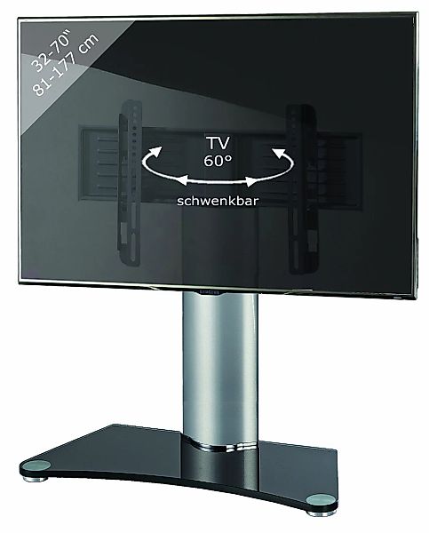 VCM TV-Rack "TV Standfuß Aufsatz Erhöhung Alu Glas Windoxa Maxi", (VCM Wind günstig online kaufen