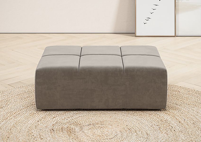 INOSIGN Polsterhocker "B/H/T: 107 x 39 x 107" passend zur "Ancona"-Polsters günstig online kaufen