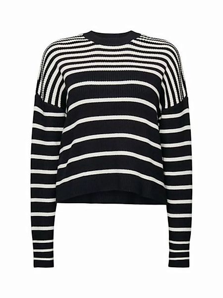 Esprit Rundhalspullover Langärmeliger Pullover mit Streifen günstig online kaufen