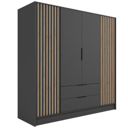 ALTDECOR Drehtürenschrank NELIA (Kleiderschrank Garderobenschrank mit günstig online kaufen