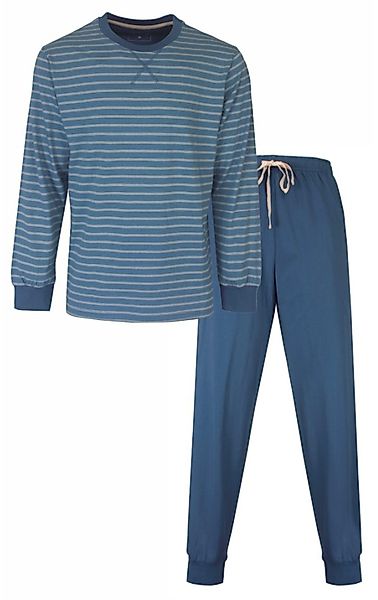 M.E.Q. Schlafanzug Herren Pyjama lang mit günstig online kaufen