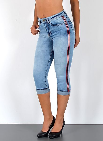 ESRA Caprijeans 3/4 Jeans Hose Capri günstig online kaufen