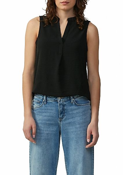 QS Klassische Bluse ohne Ärmel günstig online kaufen