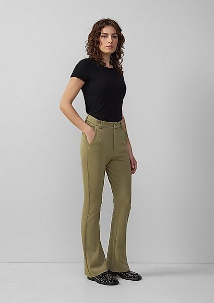 QS Stoffhose Elastische Hose aus Interlockjersey günstig online kaufen