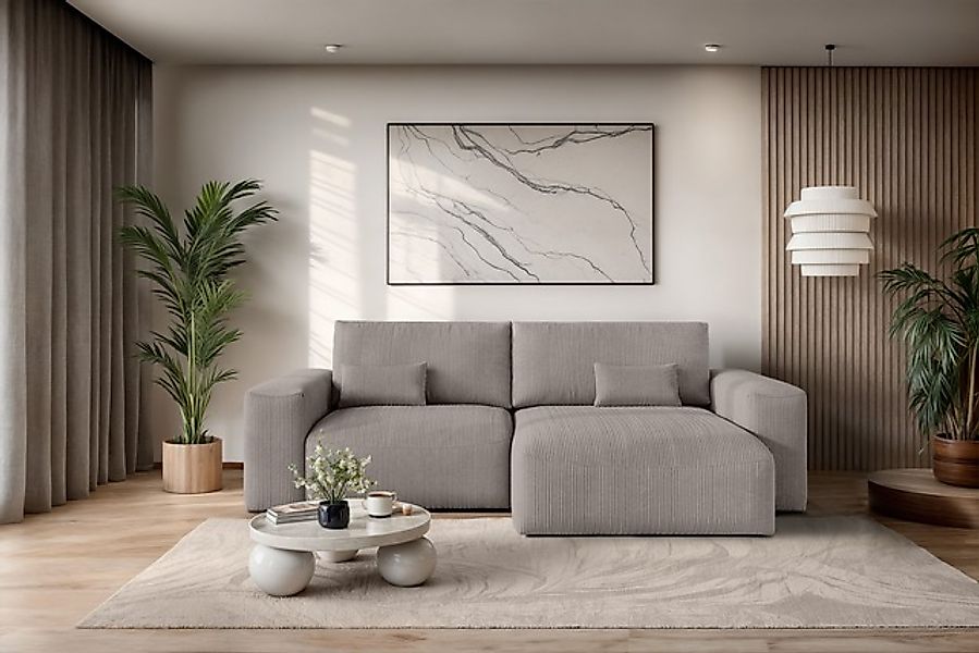 OTTO home Ecksofa »MATTS Schlafsofa mit Bettkasten, Maße B/T/H: 265/159/89 günstig online kaufen