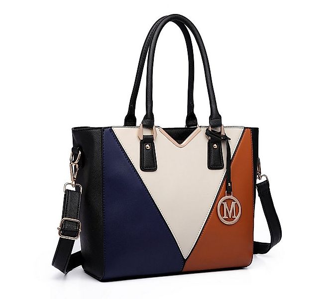 Miss Lulu Handtasche Handtasche Damen V-förmig – Große Schultertasche für B günstig online kaufen