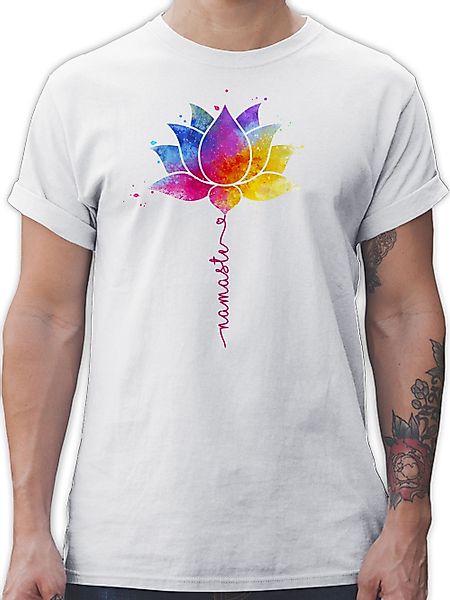Shirtracer T-Shirt Namaste Lotusblüte I Meditation günstig online kaufen