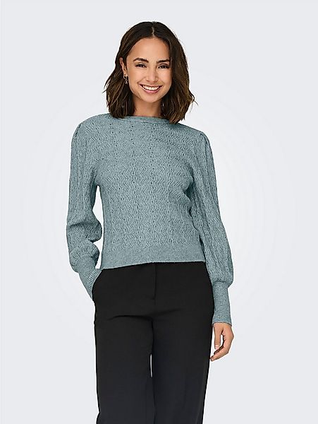 ONLY Rundhalspullover ONLKATIA LS STRUC PUFF ONECK CC KNT günstig online kaufen