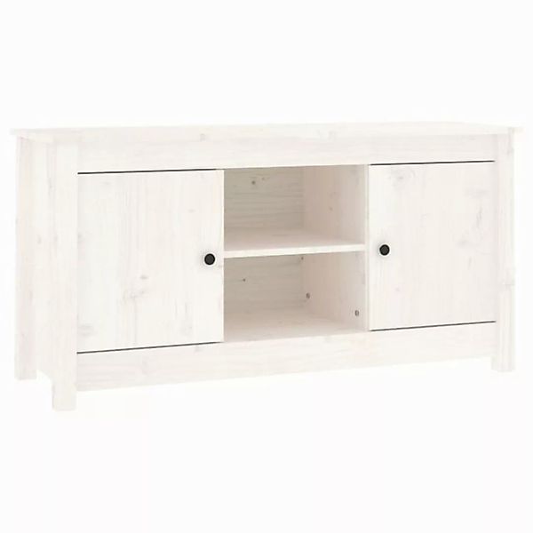 vidaXL TV-Schrank TV-Schrank Grau 103x36,5x52 cm Massivholz Kiefer (1-St) günstig online kaufen