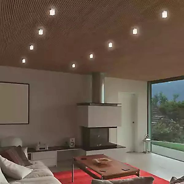 Top Light Quadro Deckenleuchte LED, chrom glänzend - B-Ware - leichte Gebra günstig online kaufen