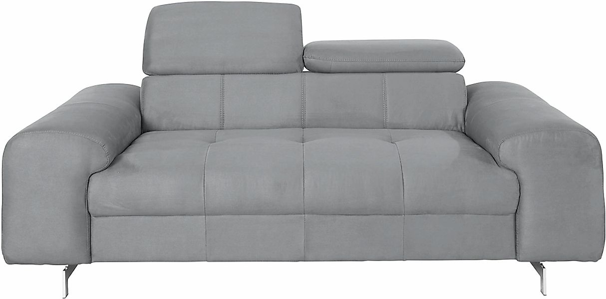 COTTA 2-Sitzer »Chef« Big-Sofa mit Kopfteilverstellung, edle Metallkufen günstig online kaufen