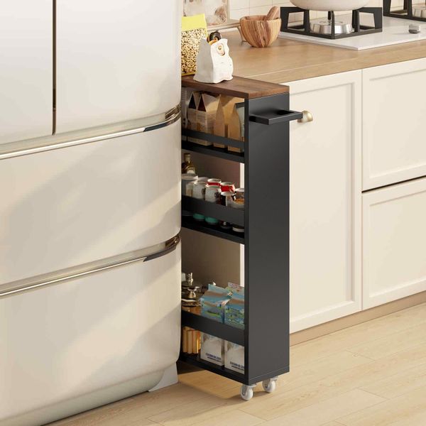 Bealife Küchenwagen Nischenregal mit 3 Ebenen, günstig online kaufen