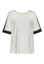 Vivance Kurzarmshirt mit sportlichen Kontraststreifen günstig online kaufen