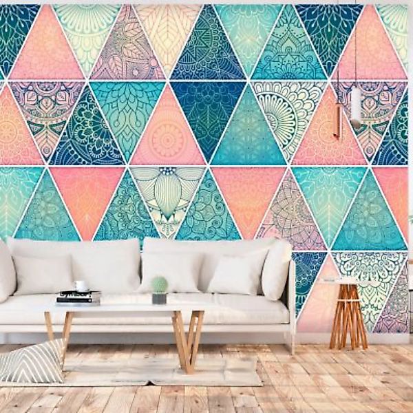 artgeist Fototapete Oriental Triangles mehrfarbig Gr. 300 x 210 günstig online kaufen