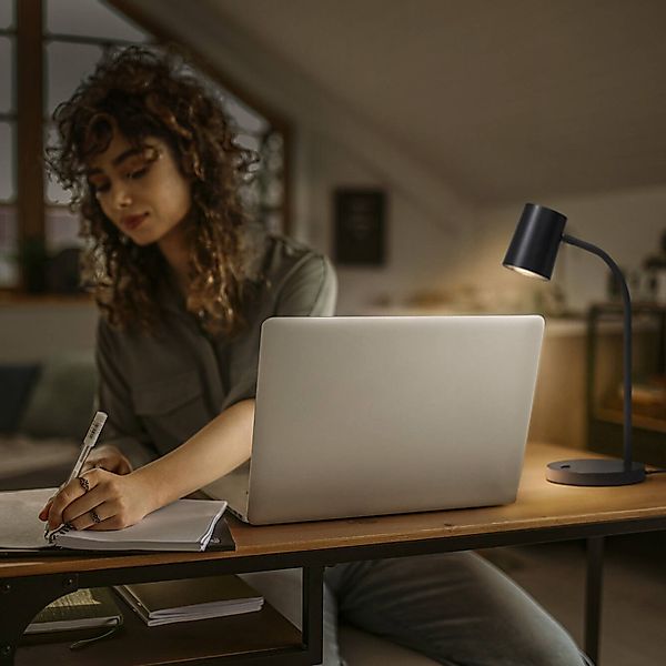 OSRAM Tischleuchte Office Line Desk Trapezium, schwarz, GU10 günstig online kaufen