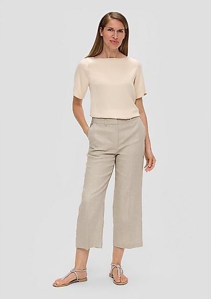 s.Oliver BLACK LABEL 7/8-Hose Culotte aus Leinenmix günstig online kaufen