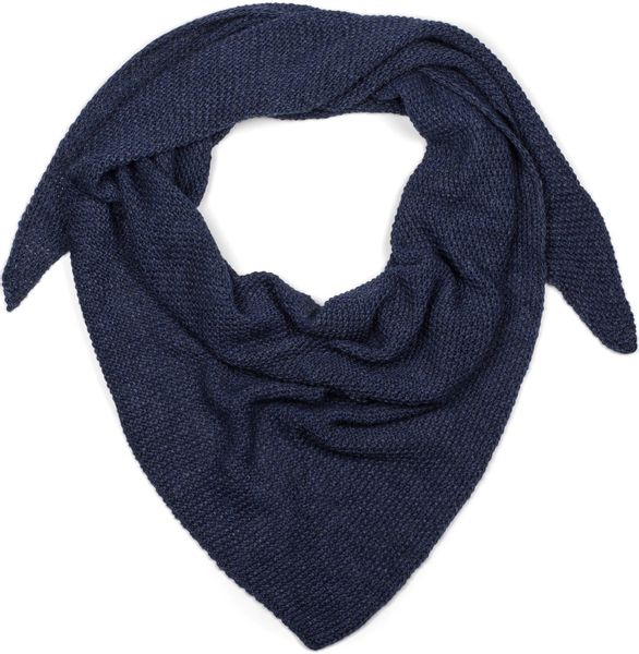 styleBREAKER Dreieckstuch Strick Dreiecktuch Einfarbig, (1-St) günstig online kaufen