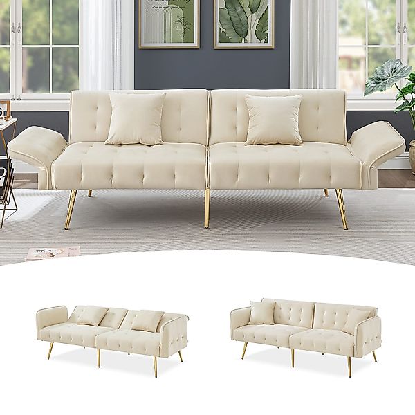 Ulife Schlafsofa 2-in-1 Zweisitzer-Schlafsofa, Klappsofa mit günstig online kaufen