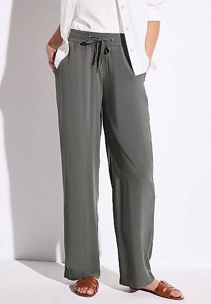 STREET ONE Stoffhose Elastikbund mit Tunnelzug günstig online kaufen