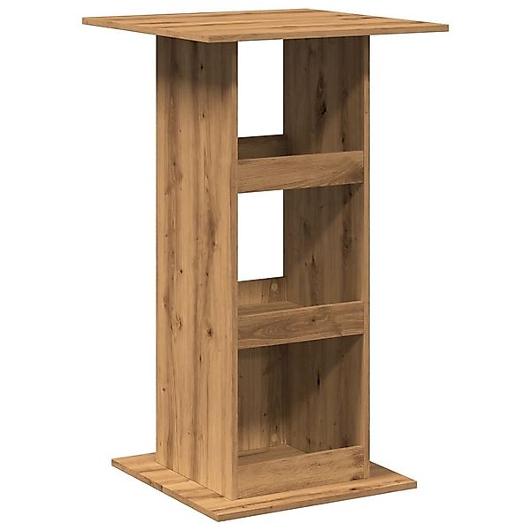vidaXL Esstisch Bartisch mit Ablagen Artisan-Eiche günstig online kaufen
