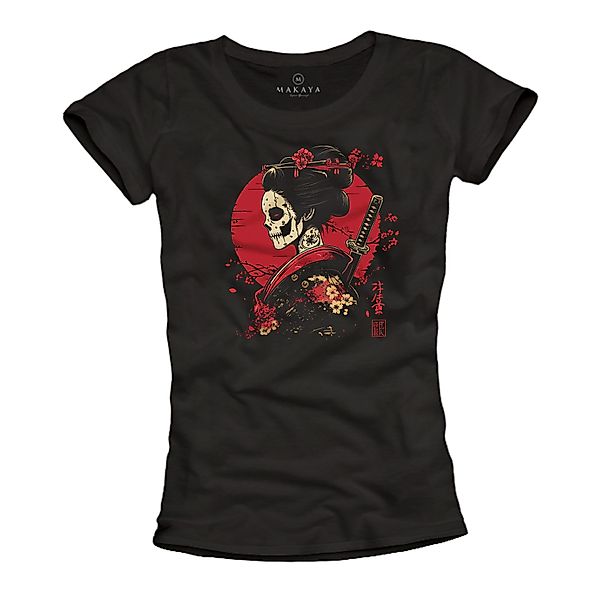 MAKAYA Print-Shirt Damen Japan Anime Top günstig online kaufen