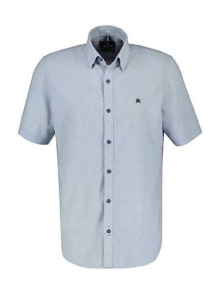 LERROS Kurzarmhemd, mit verdecktem Button-Down-Kragen günstig online kaufen