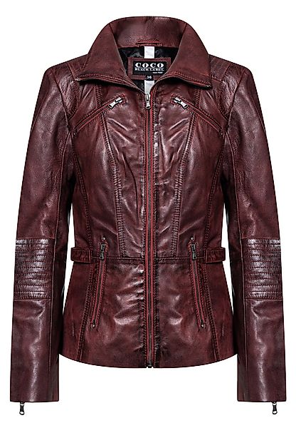 CBL Lederjacke MQ-43111 mit stehkragen günstig online kaufen