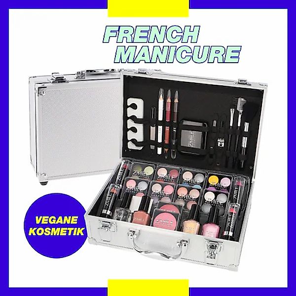 ZMILE COSMETICS Kosmetik-Koffer »French Manicure«, (Packung, 58 tlg.), mit günstig online kaufen