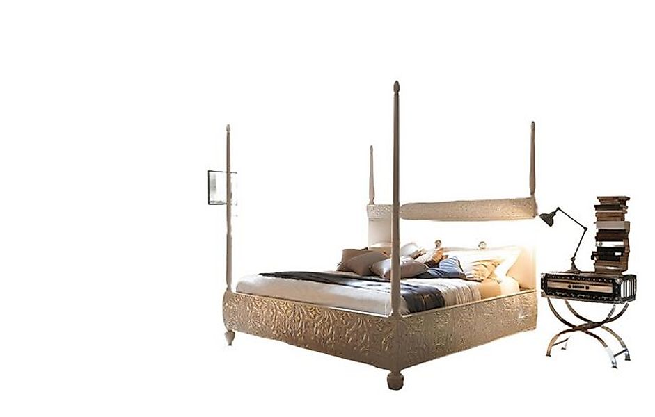 JVmoebel Bett Doppelbett Möbel Bett Italien Bizzotto Betten Polster Luxus ( günstig online kaufen