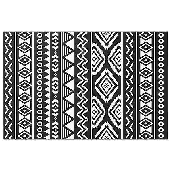 vidaXL Outdoorteppich Schwarz 120x180 Cm Pp 1085928 günstig online kaufen