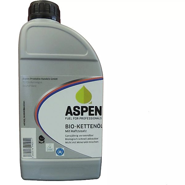 Aspen Bio-Kettenöl mit Haftzusatz 1 l günstig online kaufen