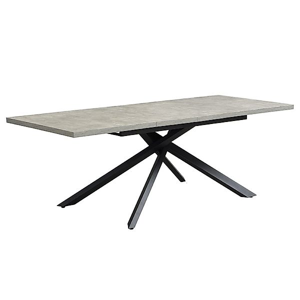 DUBI Möbel Esstisch MALTE, X-Gestell, 140-220cm, günstig online kaufen