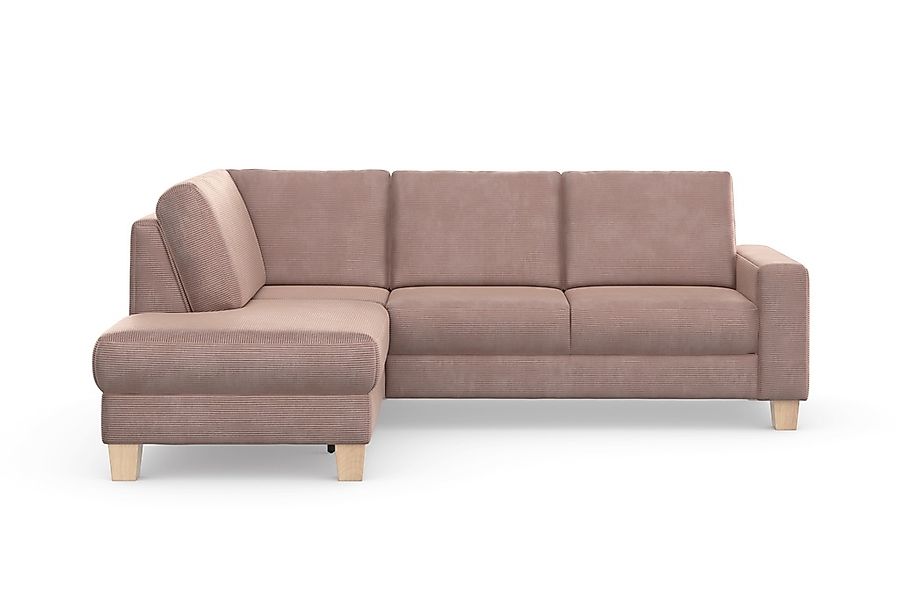 Home affaire Ecksofa »Summer L-Form« mit Ottomane, wahlweise mit Bettfunkti günstig online kaufen