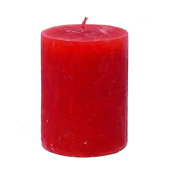 B&S Stumpenkerze Stumpenkerze rot 8 x günstig online kaufen