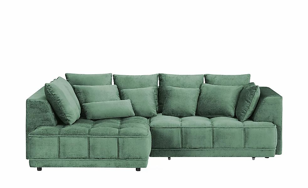 switch Ecksofa aus Samt Tiga ¦ grün ¦ Maße (cm): B: 285 H: 88 T: 205.0 Pols günstig online kaufen