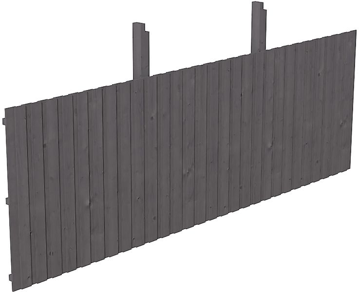 Skan Holz Rückwand Deckelschalung 550 x 180 cm Fichte Schiefergrau günstig online kaufen