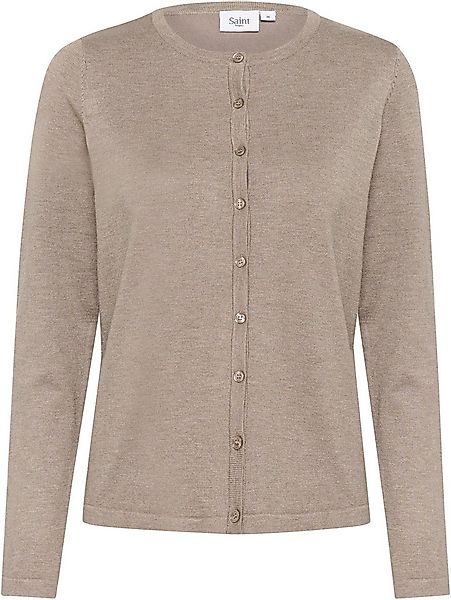 Saint Tropez Strickjacke A8661, MilaSZ R-Neck Cardigan Viskose Feinstrick, günstig online kaufen