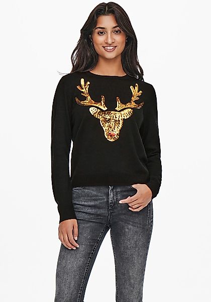 ONLY Strickpullover "ONLXMAS L/S PULLOVER EX KNT" günstig online kaufen