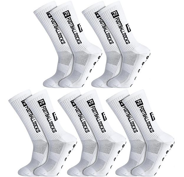 Athlix Sportsocken 5 Paar Fußball Socken, Sportsocken 34-46 Anti Rutsch Gri günstig online kaufen