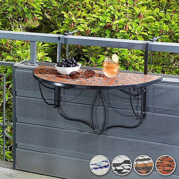 tectake Balkonhängetisch Balkontisch (1-St., 1 tlg), günstig online kaufen