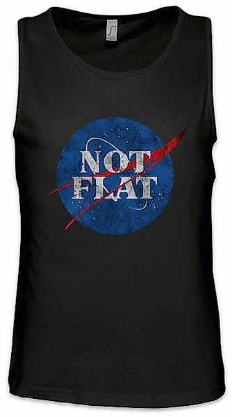 Urban Backwoods Tanktop Not Flat Space Logo Ärmelloses T-Shirt Flache Earth günstig online kaufen