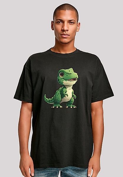 F4NT4STIC T-Shirt Süßer grüner Dino Premium Qualität günstig online kaufen