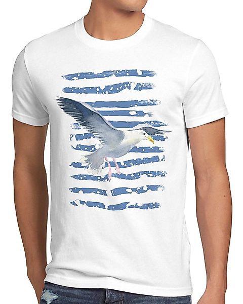 style3 T-Shirt Möwe ozean meer strand günstig online kaufen