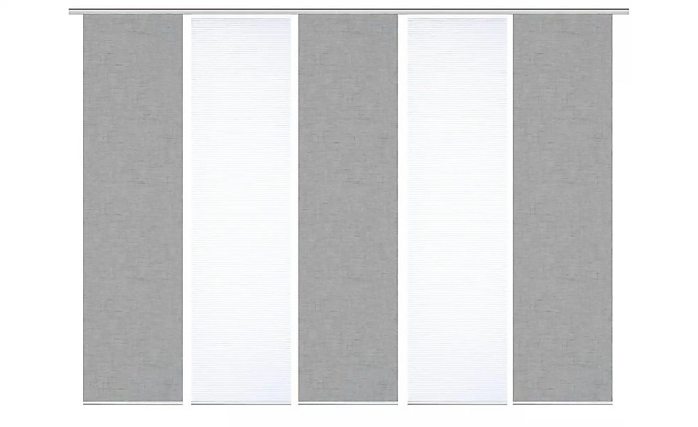 HOME in green Schiebegardine "NEVOLA" Paneelwagen 5 Stk. tlg. SET DIGITALDR günstig online kaufen