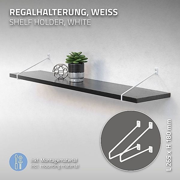 ML-DESIGN Wandregalhalter Regalhalterung Winkel Halterung für günstig online kaufen