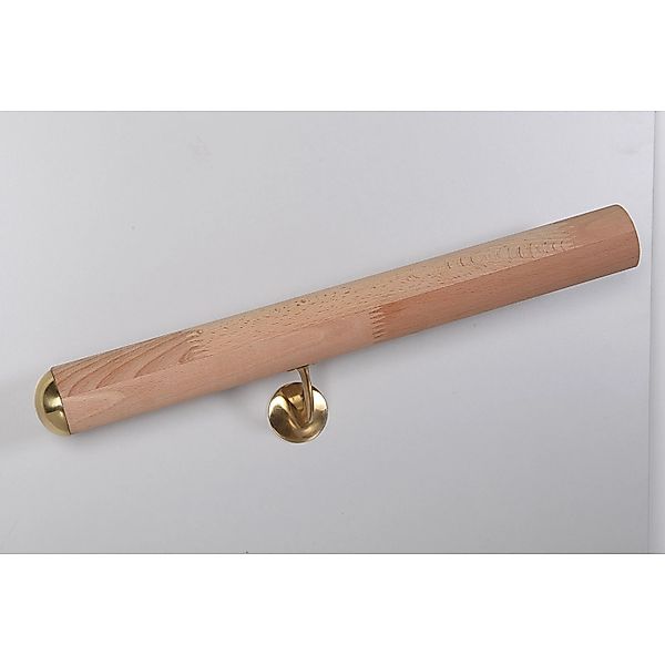 Handlauf Buche Massivholz Ø 52 mm - Länge 2.250 mm für den Innenbereich günstig online kaufen