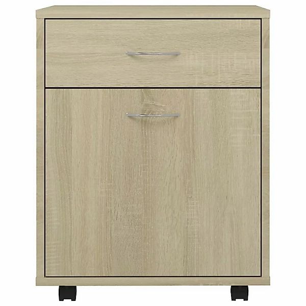vidaXL Rollschrank Sonoma-Eiche 45x38x54 cm Holzwerkstoff günstig online kaufen