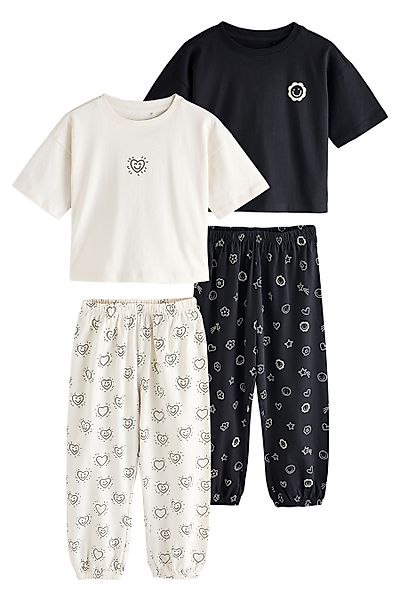 Next Pyjama 2 Schlafanzughosen im Jogginghosen-Stil günstig online kaufen