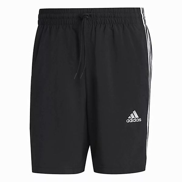 adidas Sportswear Shorts M 3 Streifen CHELSEA, BLACK/WH weiss-schwarz-pink günstig online kaufen